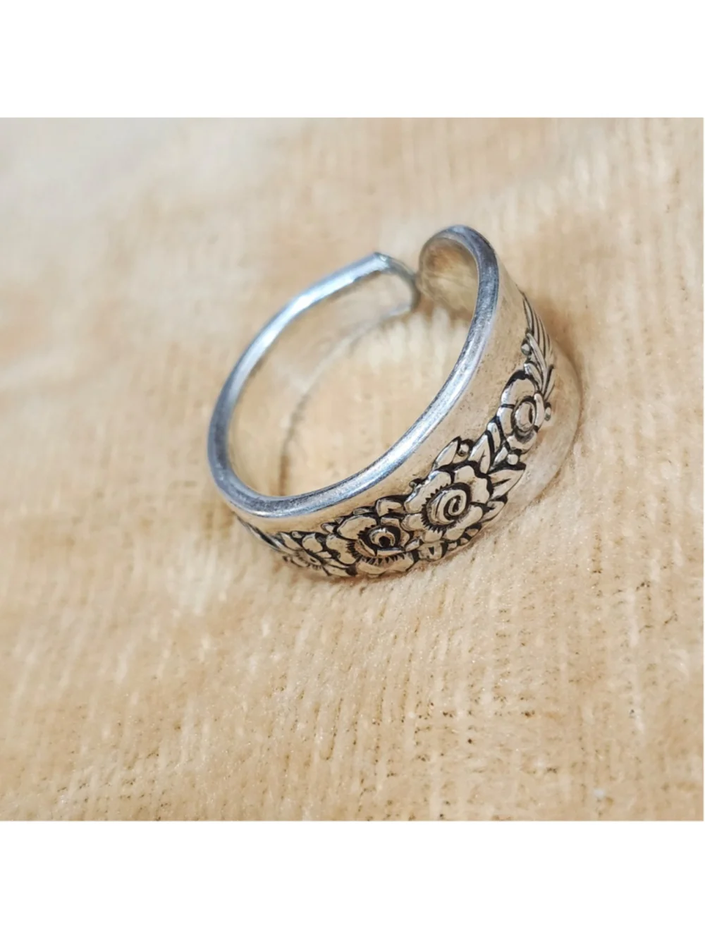Silverwear Ring Size 10 ONEIDA silverplate ROYAL ROSE